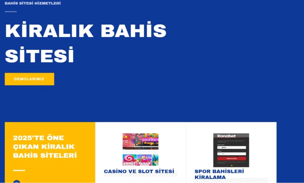 Bahis sitesi kiraladıktan sonra müşteri ve teknik destek departmanız ile 24 saat iletişim kurma fırsatı elde edeceksiniz.