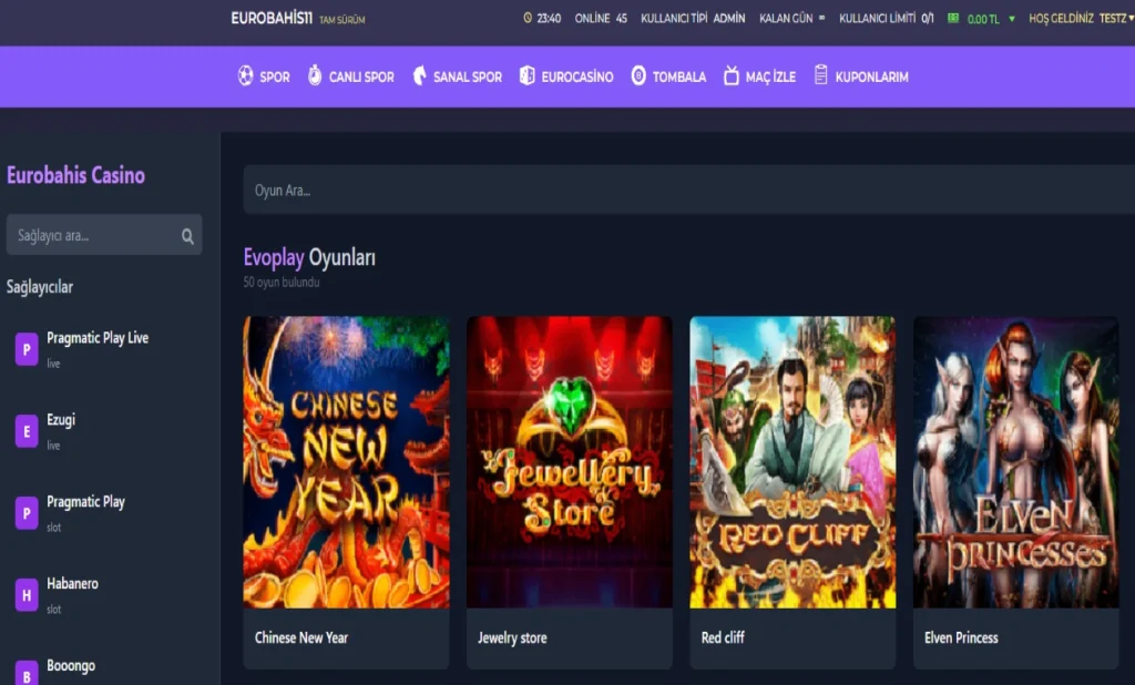 Müşteri ve teknik destek konusunda rahat bir kullanım için kiralık slot sitesi almak artık çok kolay.